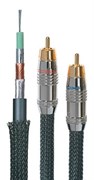 Межблочный аудио кабель с посеребренными жилами и тканевой оплеткой 2RCA - 2RCA DAXX R93-07 (0,75 метра) Межблочный аудио кабель с посеребренными жилами и тканевой оплеткой 2RCA - 2RCA DAXX R93-07 (0,75 метра)