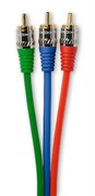 Кабель компонентный 3RCA-3RCA DAXX V43-11 (1,1 метра) Кабель компонентный 3RCA-3RCA DAXX V43-11 (1,1 метра)