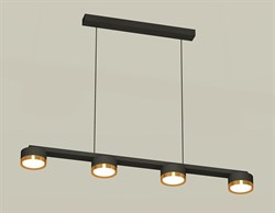 Ambrella Комплект подвесного светильника XB9152152/4 SBK/PYG черный песок/золото желтое полированное GX53 (C9152, N8124) XB9152152 - фото 100082