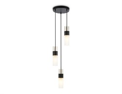 Ambrella Светильник подвесной LH55102/3 BK/FR/TI черный/белый матовый/янтарь E14*3 max 40W D220*1200 LH55102 - фото 100351