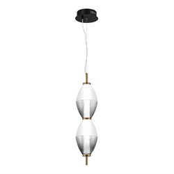ST LUCE SL6130.403.15 Светильник подвесной Черный/Белый, Дымчатый LED 1*16W 3000K SL6130.403.15 - фото 100544