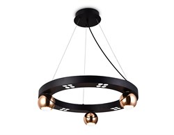 Ambrella Светильник светодиодный подвесной FL5961 BK/GD черный/золото 4200K 32W  D600*1200 (Без ПДУ) FL5961 - фото 100606