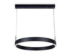 Ambrella Светильник светодиодный подвесной с пультом FA6606 BK черный 51W D600*700 (ПДУ РАДИО 2.4G) FA6606 - фото 100639