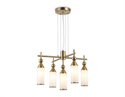 Ambrella Светильник подвесной LH55276/5 BS/FR латунь/белый матовый E14*5 max 40W D520*1390 LH55276 - фото 100661