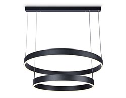 Ambrella Светильник светодиодный подвесной с пультом FA6618/2 BK черный 119W D600/800*750 (ПДУ РАДИО 2.4G) FA6618 - фото 100711