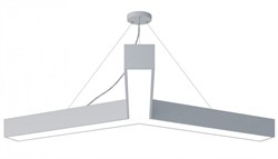 ЭРА Светильник светодиодный Geometria Igrek SPO-144-W-40K-066 66Вт 4000К 4000Лм IP40 1200*1200*80 белый подвесной Б0050572 - фото 100852