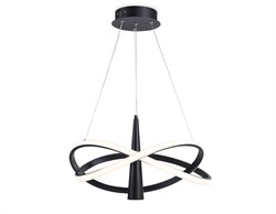 Ambrella Подвесной светодиодный светильник с пультом управления FL5368/2+1 BK черный 47W 3000K-6400K D480*1200 (ПДУ ИК) FL5368 - фото 100856