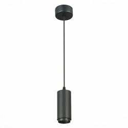 ST Luce ST600.443.10 Светильник подвесной Zoom Черный LED 1*10W 4000K 1 000Lm Ra>80 15-60° IP20 D59xH130 170-240VV ST600.443.10 - фото 101075