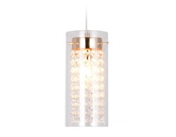 Ambrella Подвесной светильник с хрусталем TR3660 GD/CL золото/прозрачный E14 max 40W D110*1000 TR3660 - фото 101115