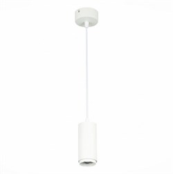 ST Luce ST600.533.10 Светильник подвесной Zoom Белый LED 1*10W 3000K 1 000Lm Ra>80 15-60° IP20 D59xH130 170-240VV ST600.533.10 - фото 101130