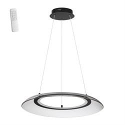 Novotech 359189 OVER NT23 000 черный Светильник подвесной диммируемый, в комплекте пульт ДУ IP20 LED 3000К~6000К 48W 220-240V WELLE 359189 - фото 101222