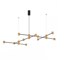 ST Luce SL1596.423.22 Светильник подвесной Золото, Черный/Белый LED 22*3W SL1596.423.22 - фото 101234