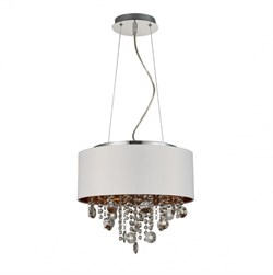 ST Luce SL1350.503.04 Светильник подвесной Хром/Белый, Золотой, Прозрачный E14 4*40W SL1350.503.04 - фото 101276