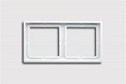 Рамка двойная, для горизонтального/вертикального монтажа Jung LS 990 Белый LS982ww - фото 10128