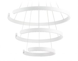 Ambrella Светильник подвесной светодиодный FL5887/3 WH белый 90W 3000K/4200K/6400K D800/600/400*1200 (без ПДУ) FL5887 - фото 101354