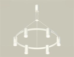 Ambrella Комплект подвесного светильника с композитным хрусталем XB9021200/6 SWH/CL белый песок/прозрачный MR16 GU5.3 (С9021, N6150) XB9021200 - фото 101505