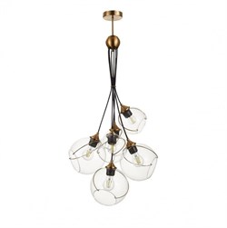 Evoluce Золото/Прозрачный светильник подвесной E27 6*60W SLE103103-06 SLE103103-06 - фото 101513