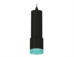 Ambrella Комплект подвесного светильника XP7402004 SBK/BL черный песок/голубой MR16 GU5.3 (A2302, C6343, A2030, C7402, N7194) XP7402004 - фото 101601