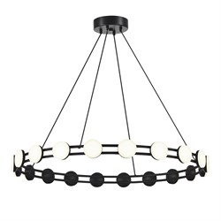 ST LUCE SL6610.403.20 Светильник подвесной черный/белый LED 1*40W 4000K SL6610.403.20 - фото 101724