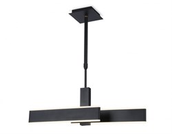Ambrella Подвесной светодиодный светильник FA6667 BK черный 42W 3000K-6400K 640*30*900 (Без ПДУ) FA6667 - фото 102035