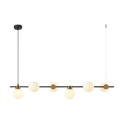 Freya Modern Gatsby Подвесной светильник Черный FR5232PL-06B - фото 102088