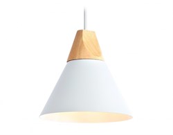 Ambrella Подвесной светильник в стиле лофт TR8195 WH/LW белый/светлое дерево E27 max 40W D230*935 TR8195 - фото 102112