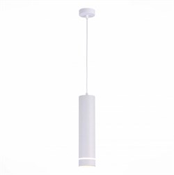 ST LUCE  ST115.543.12 Светильник подвесной Белый LED 1*12W 4000K 936Lm Ra>90 120о IP44 D80xH300 165-265V ST115.543.12 - фото 102337