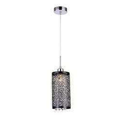 Ambrella Подвесной светильник со сменной лампой TR3637 CH/BK хром/черный E14 max 40W D130*1100 TR3637 - фото 102341