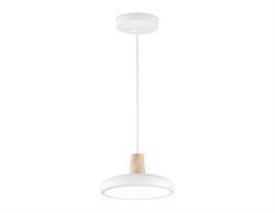 Ambrella Светильник светодиодный подвесной FL4838 WH/WD белый/дерево 24W 3000-6000K D200*800 (без ПДУ) FL4838 - фото 102371