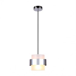 Ambrella Подвесной светильник со сменной лампой TR3644 CH/FR хром/матовый E27 max 40W D180*950 TR3644 - фото 102401