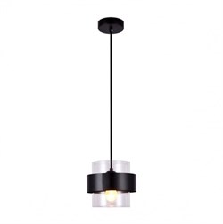 Ambrella Подвесной светильник со сменной лампой TR3646 BK/CL черный/прозрачный E27 max 40W D180*950 TR3646 - фото 102439