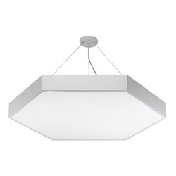 ЭРА Светильник светодиодный Geometria Hexagon SPO-122-W-40K-066 66Вт 4000К 4800Лм IP40 800*800*80 белый подвесной Б0050552 - фото 102752