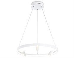 Ambrella Светильник светодиодный подвесной с пультом FL5281/1+3 WH белый 50W 3000K/4200K/6400K+4200K D500*1200 (ПДУ ИК) FL5281 - фото 102922