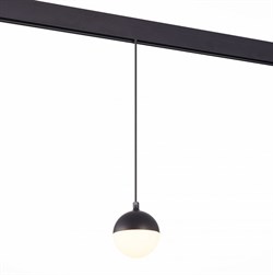 ST Luce ST358.433.07 Магнитный трековый светильник подвесной Черный LED 1*7W 3000K 520Lm Ra>80 120° IP20 D90xH90 48V ST358.433.07 - фото 102966