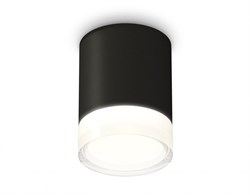 Ambrella Комплект накладного светильника XS6302064 SBK/FR/CL черный песок/белый матовый/прозрачный MR16 GU5.3 (C6302, N6241) XS6302064 - фото 103021