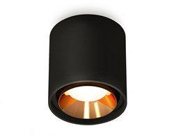 Ambrella Комплект накладного светильника XS7723004 SBK/PYG черный песок/золото желтое полированное MR16 GU5.3 (C7723, N7034) XS7723004 - фото 103046