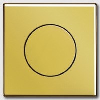 Накладка светорегулятора поворотного Jung LS Gold Золото go1940 - фото 10304