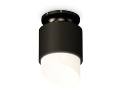 Ambrella Комплект накладного светильника с акрилом XS7511066 SBK/PBK/FR черный песок/черный полированный/белый матовый MR16 GU5.3 (N7926, C7511, N7175 XS7511066 - фото 103084