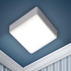 ЭРА Светильник светодиодный ЭРА LED 16-24-4K накладной квадратный 24Вт 4000К Б0054340 - фото 103085