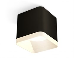 Ambrella Комплект накладного светильника с акрилом XS7806040 SBK/FR черный песок/белый матовый MR16 GU5.3 (C7806, N7755) XS7806040 - фото 103097