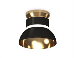 Ambrella Комплект накладного светильника XS8102061 SBK/PYG/CL черный песок/золото желтое полированное/прозрачный GX53 (N8909, C8102, N8145) XS8102061 - фото 103235