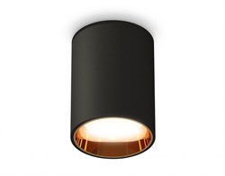 Ambrella Комплект накладного светильника XS6313023 SBK/PYG черный песок/золото желтое полированное MR16 GU5.3 (C6313, N6113) XS6313023 - фото 103416