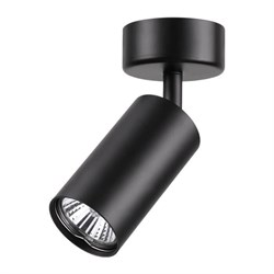 Novotech 370417 NT19 190 черный Накладной светильник IP20 GU10 50W 220V PIPE 370417 - фото 103417