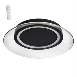 Novotech 359190 OVER NT23 000 черный Светильник накладной диммируемый, в комплекте пульт ДУ IP20 LED 3000К~6000К 48W 220-240V WELLE 359190 - фото 103491