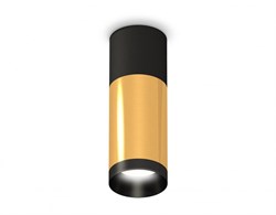 Ambrella Комплект накладного светильника XS6327040 PYG/SBK/PBK золото желтое полированное/черный песок/черный полированный MR16 GU5.3 (C6302, C6327, A XS6327040 - фото 103563