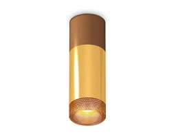 Ambrella Комплект накладного светильника XS6327061 PYG/SCF/CF золото желтое полированное/кофе песок/кофе MR16 GU5.3 (C6304, A2010, C6327, N6154) XS6327061 - фото 103582