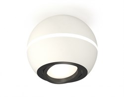 Ambrella Комплект накладного светильника XS1101021 SWH/PBK белый песок/черный полированный MR16 GU5.3 LED 3W 4200K (C1101, N7002) XS1101021 - фото 103798