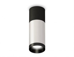 Ambrella Комплект накладного светильника XS6325060 PSL/SBK/PBK серебро полированное/черный песок/черный полированный MR16 GU5.3 (C6325, C6302, A2010, XS6325060 - фото 104058