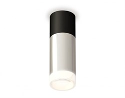 Ambrella Комплект накладного светильника XS6325062 PSL/SBK/FR серебро полированное/черный песок/белый матовый MR16 GU5.3 (C6325, C6302, A2010, N6248) XS6325062 - фото 104075
