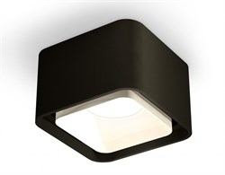 Ambrella Комплект накладного светильника с акрилом XS7833021 SBK/FR черный песок/белый матовый MR16 GU5.3 (C7833, N7755) XS7833021 - фото 104096